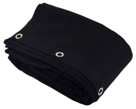 PENDRILLON NOIR 3x6m rideau